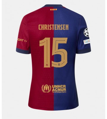 Barcelona Andreas Christensen #15 Primera Equipación 2024-25 Manga Corta